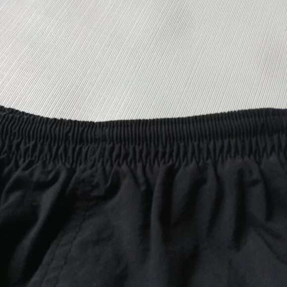 Vintage 1994 Nike Black Brief Lined Nylon Drawstring Activewear Shorts Size XL - Picture 12 of 12